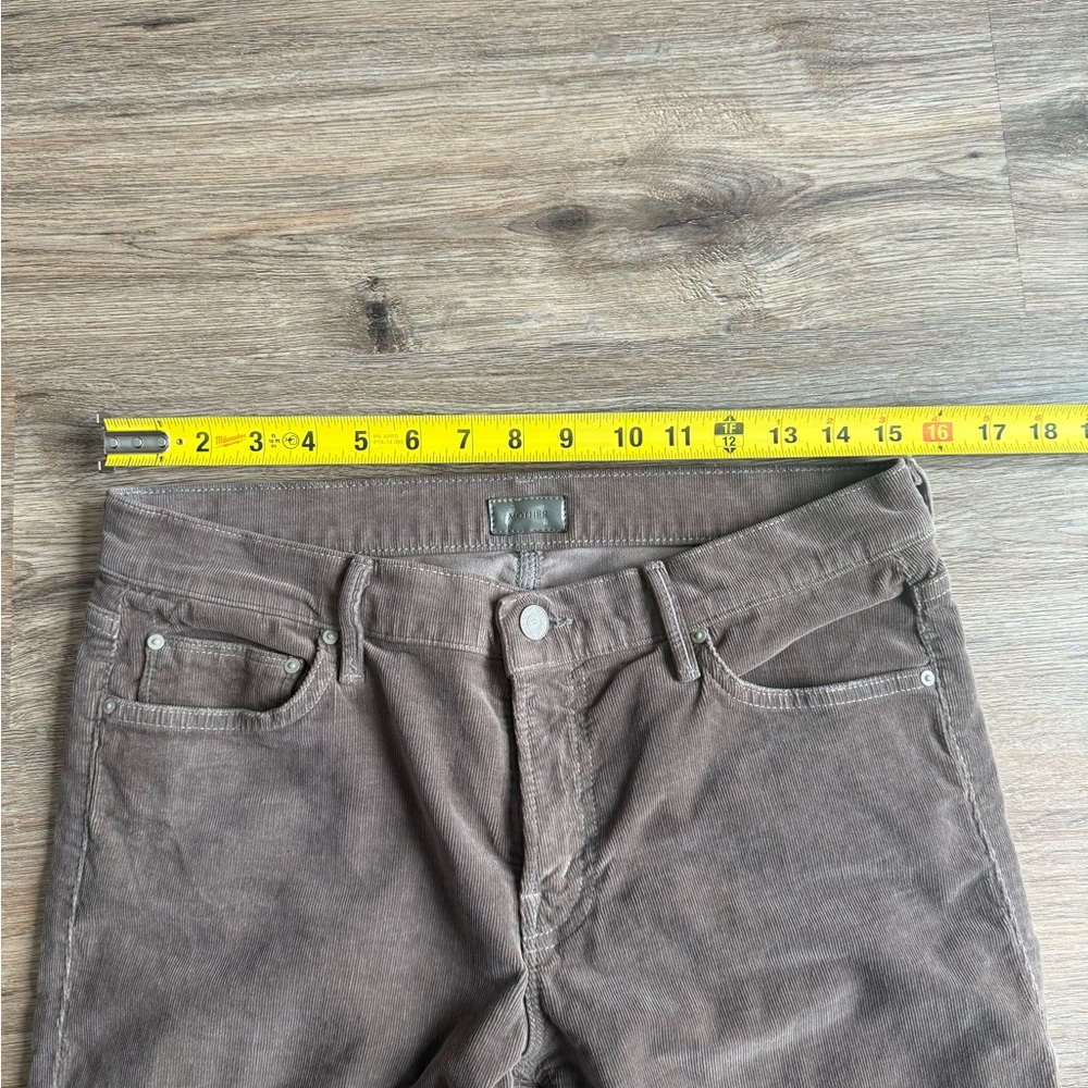 Mother Jeans- The Dropout Hopscotch in Corduroy, Color Beaver. Size 29 (8/10) - Picture 6 of 10